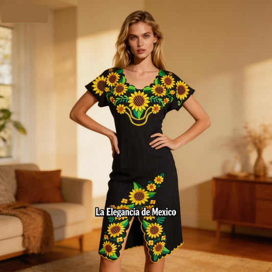 Embroidered Dress NA-TM-77309-79