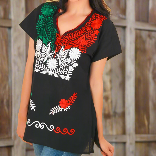 Embroidered Blouse NA-TM-77514