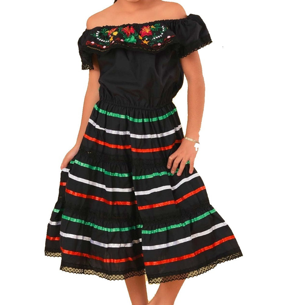 Vestido Patrio de Niña KS-74129 - Girls Dress