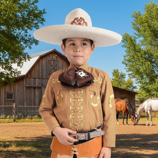 Camisa de Charro para Niño KS-TM-WD0937 - Charro Shirt for Kids