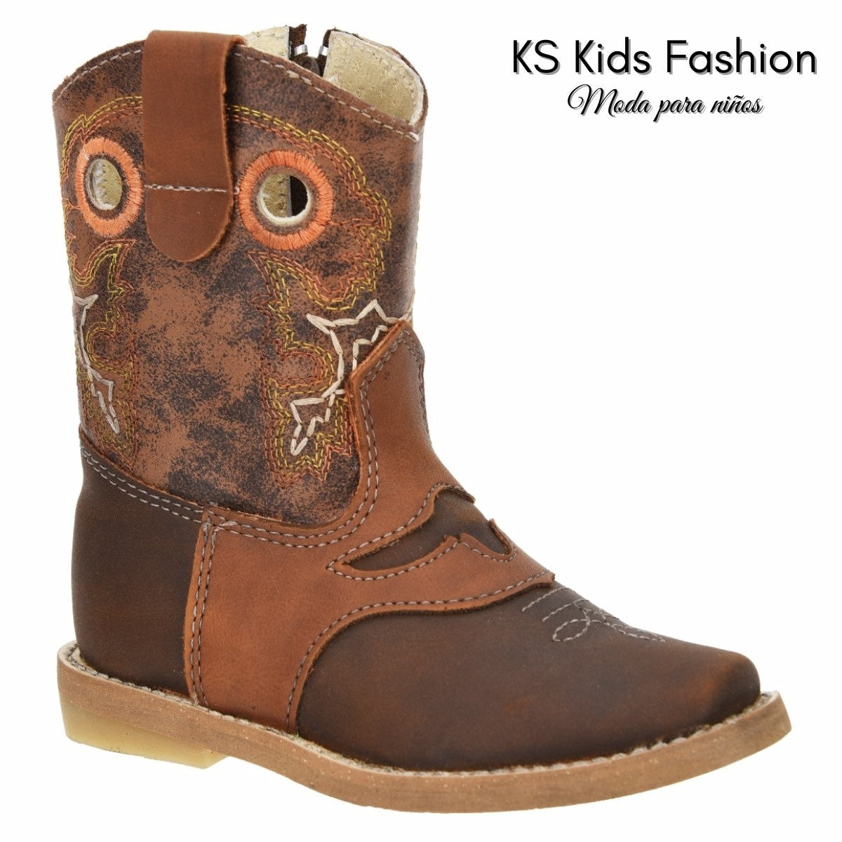 Botas vaqueras para ninos KS-WD0393-386 - Kids Western Boots