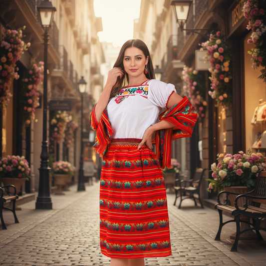 Traditional Dress NA-74223-1 - Vestido Tipico de Inidta