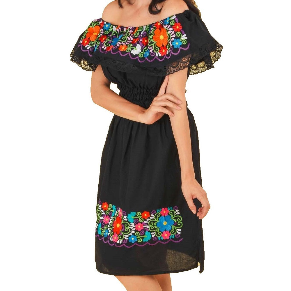 Mexican Embroidered Dress NA-TM-77302