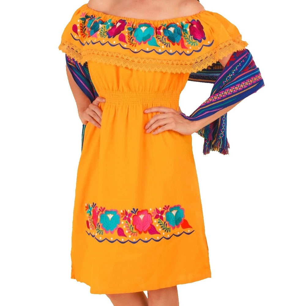 Mexican Embroidered Dress NA-TM-77307