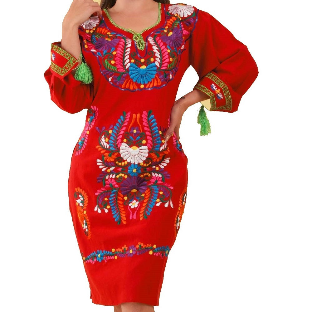 Mexican Embroidered Dress NA-TM-77380