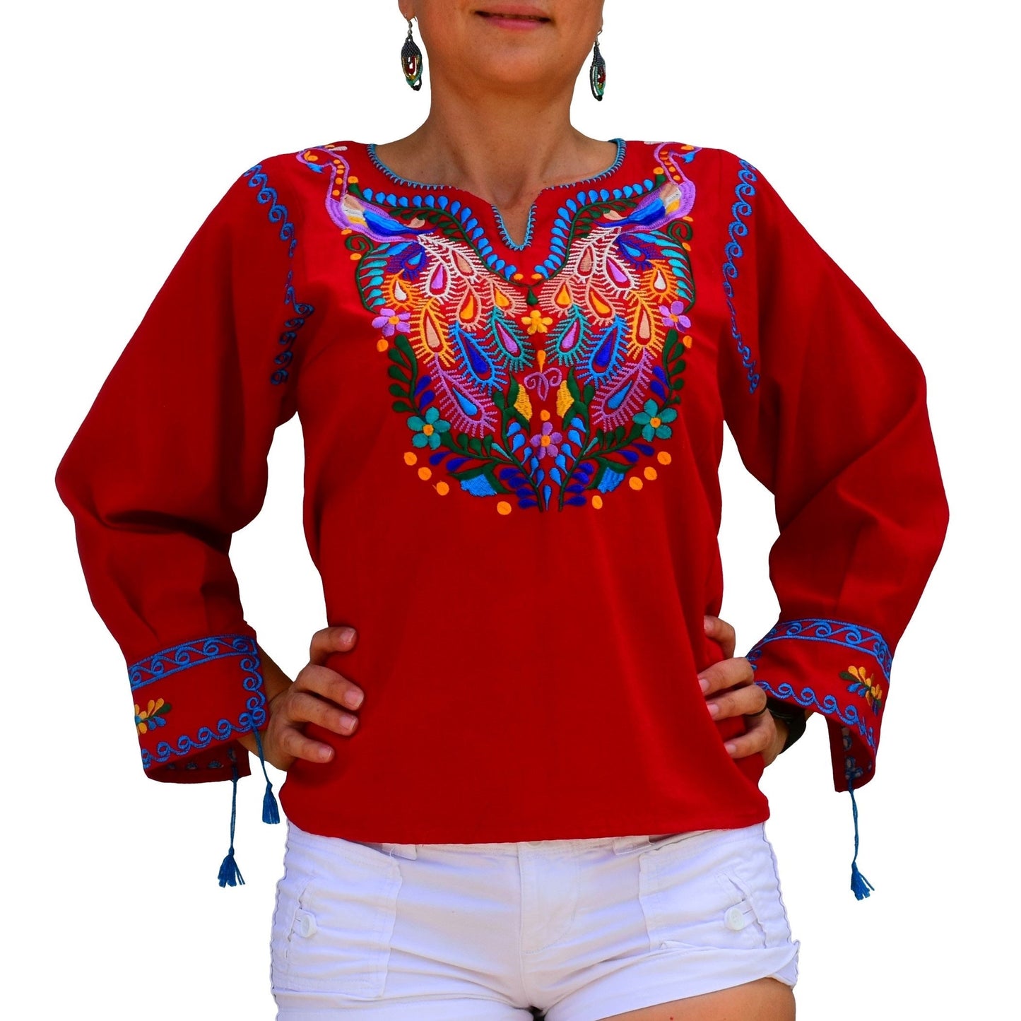 Embroidered Blouse NA-TM-77534
