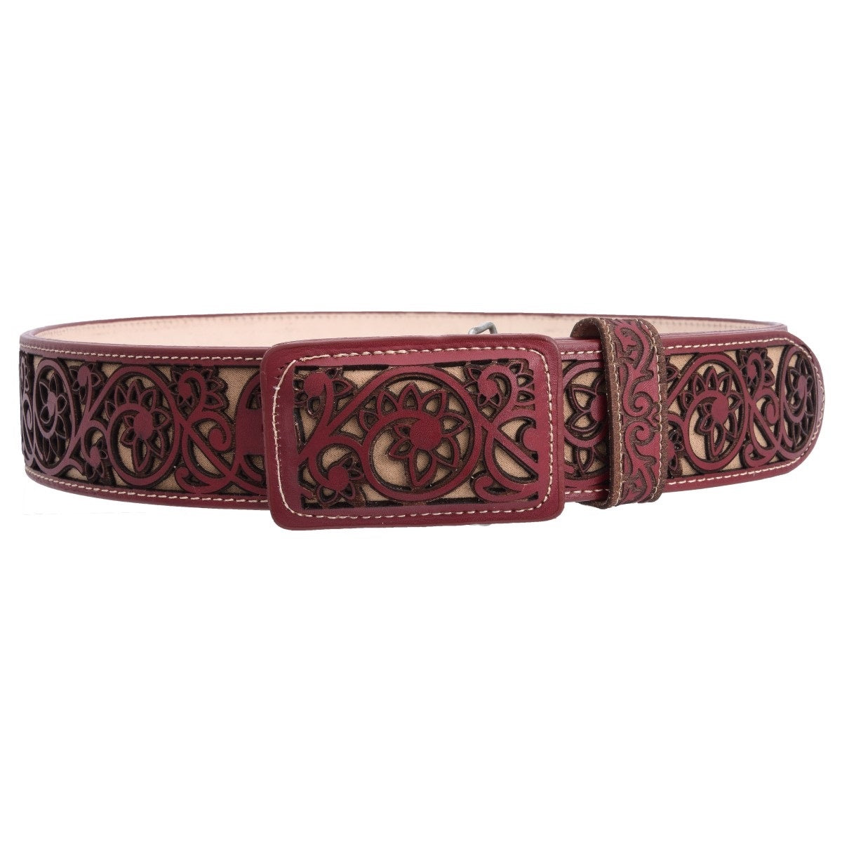 Leather Belt NA-WD1568-1521 Cinturon de Piel