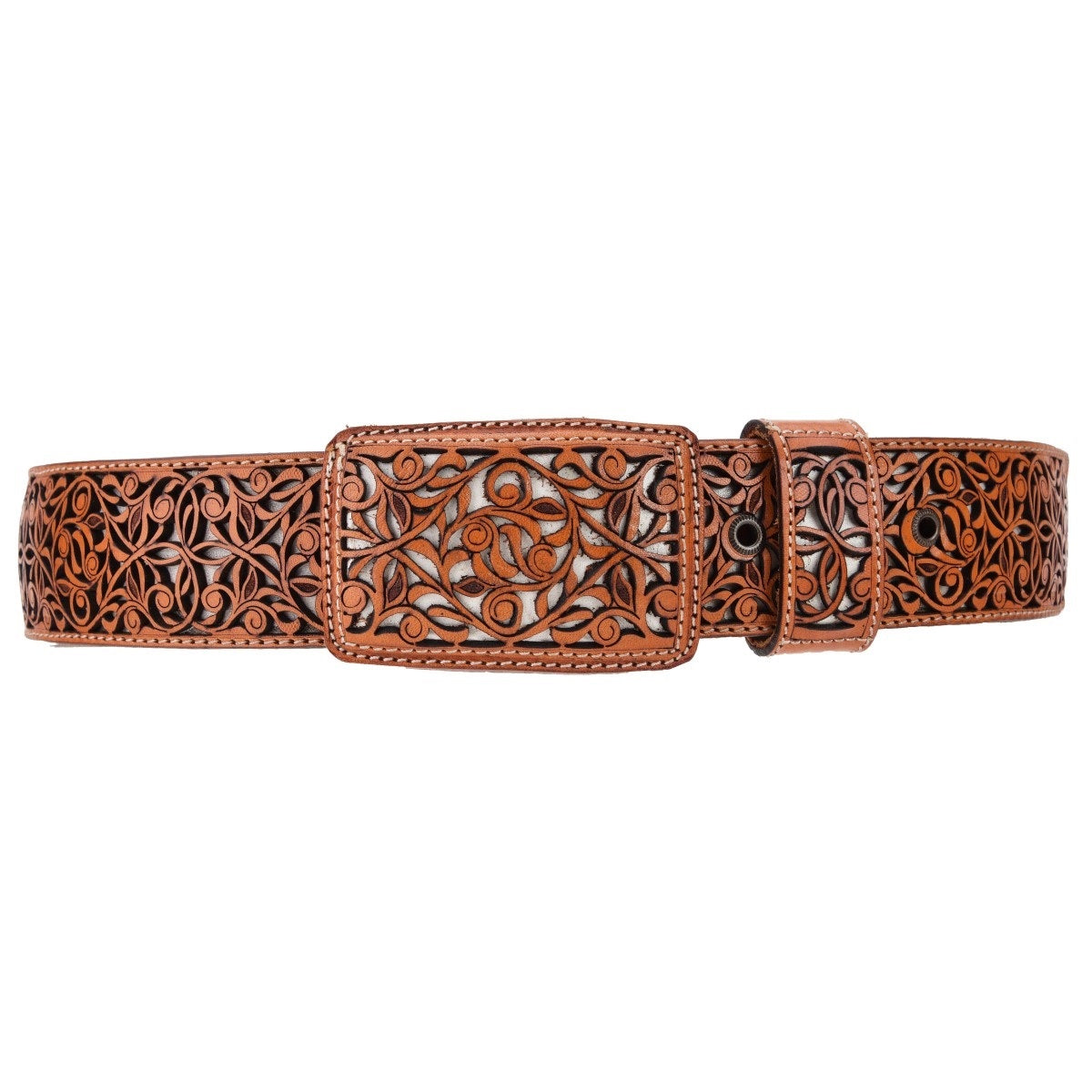Leather Belt NA-WD1577-1519 Cinturon de Piel
