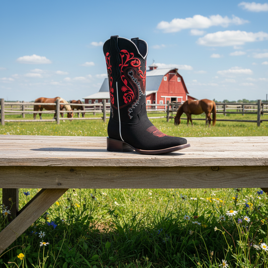 NA-WD435Black-RedWesternHormaRodeoBordadabootsNancyAlvarezCollections_58ea29a4-1c64-4263-b6a7-ef87fc5c2d1a