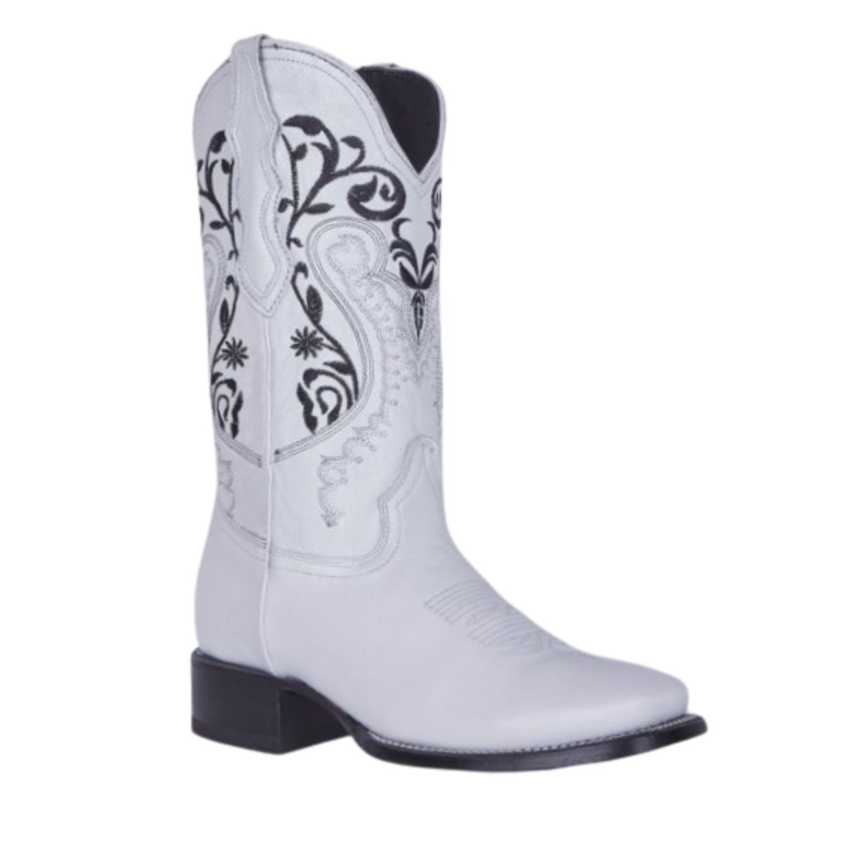 NA-WD439WhiteWesternHormaRodeoBordadabootsNancyAlvarezCollections