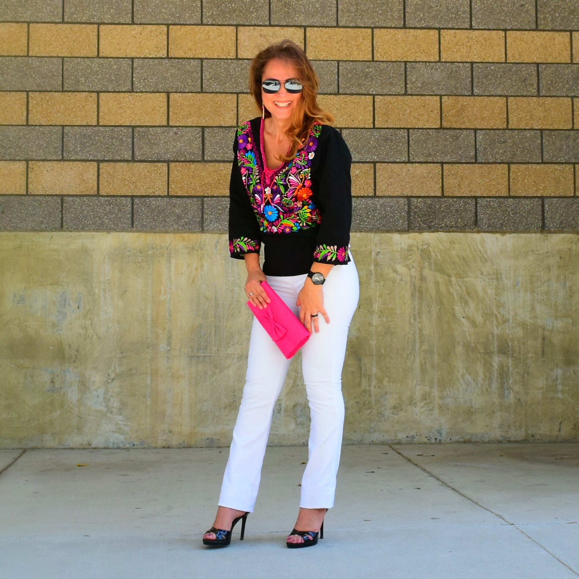 Embroidered Blouse NA-TM-77535