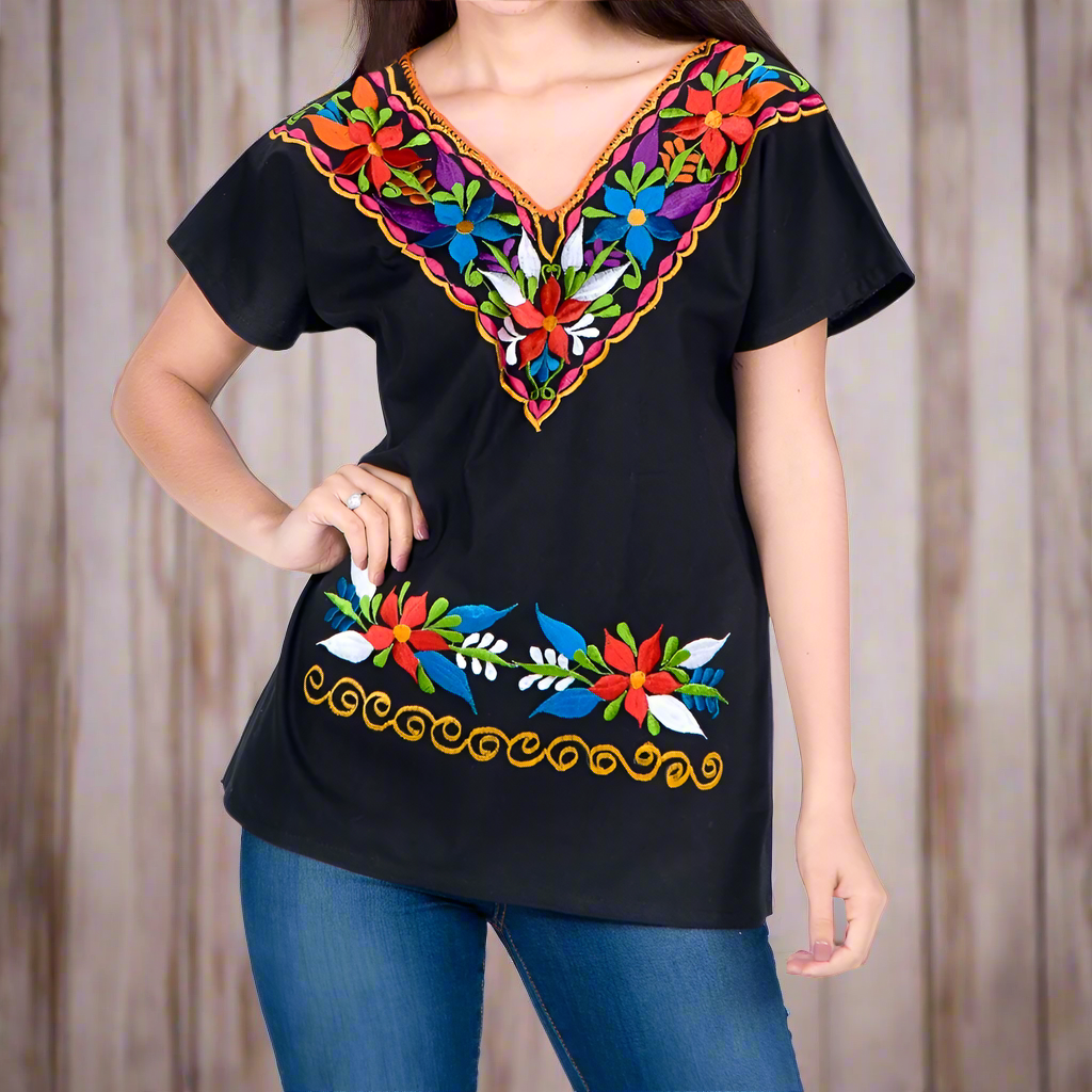 Embroidered Blouse NA-TM-77170