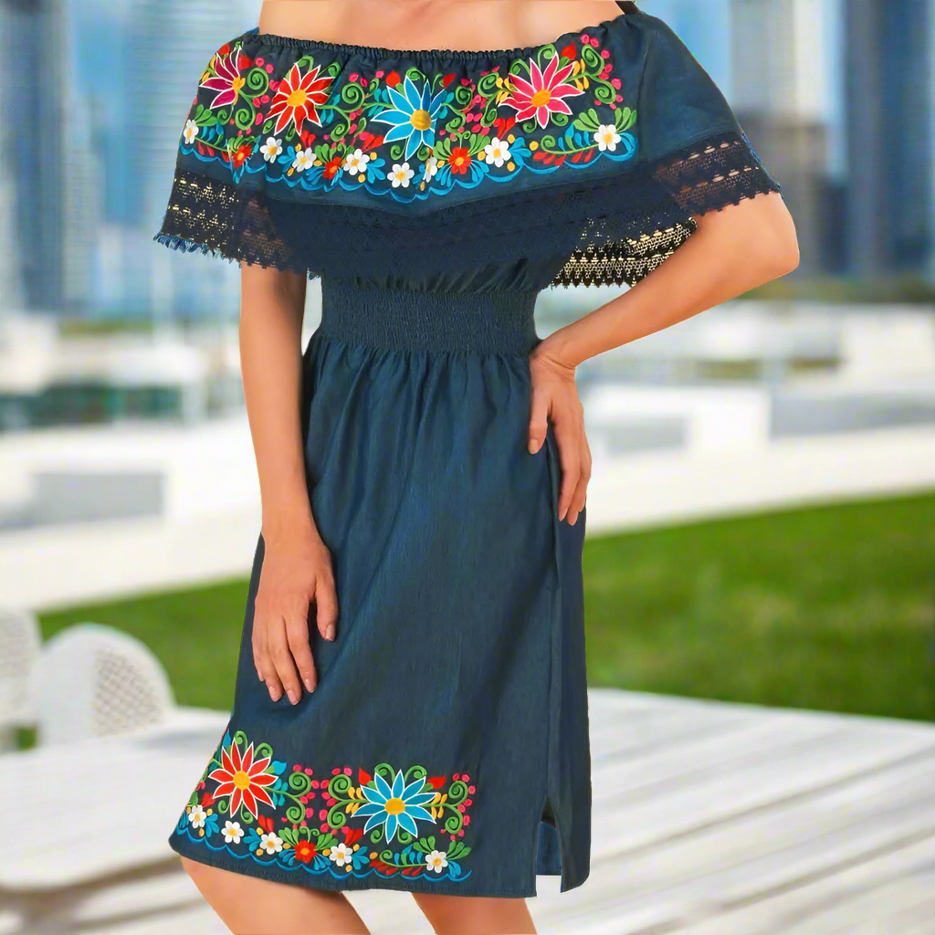 Embroidered Dress NA-TM-77304