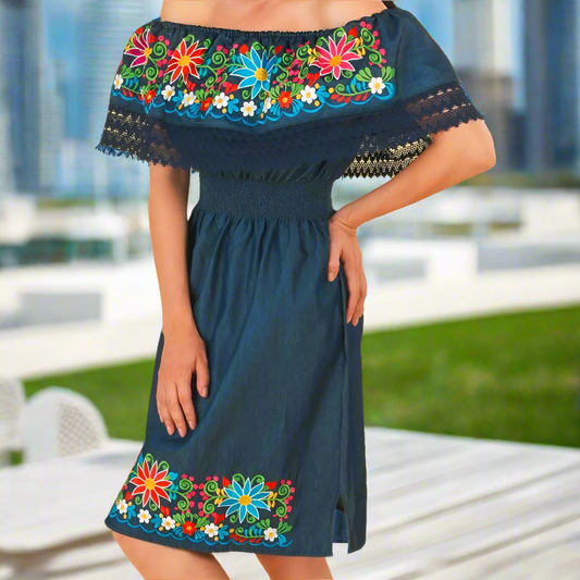 Embroidered Dress NA-TM-77304