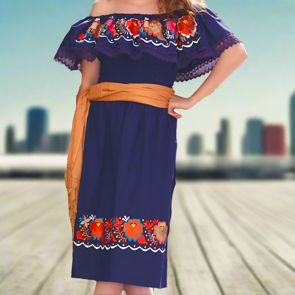 Embroidered Dress NA-TM-77305