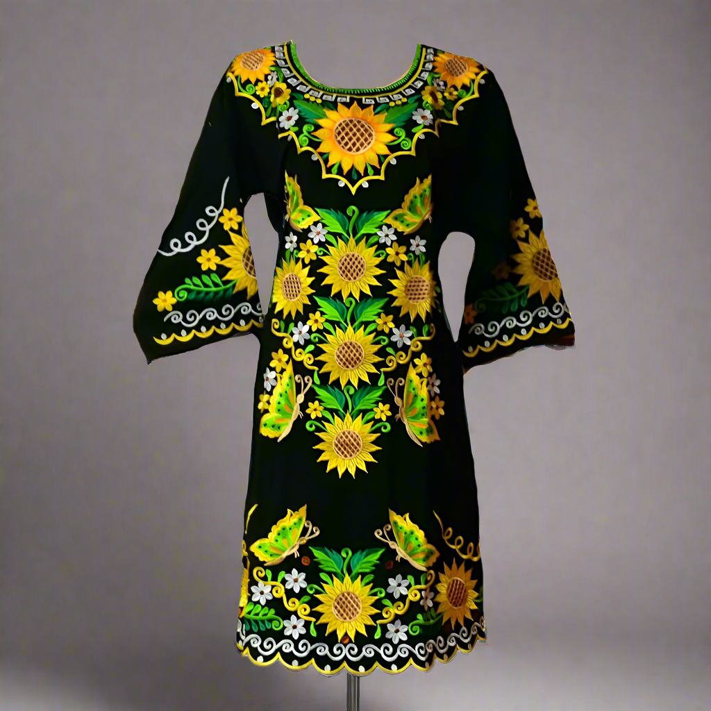 Embroidered Dress NA-TM-77373-1