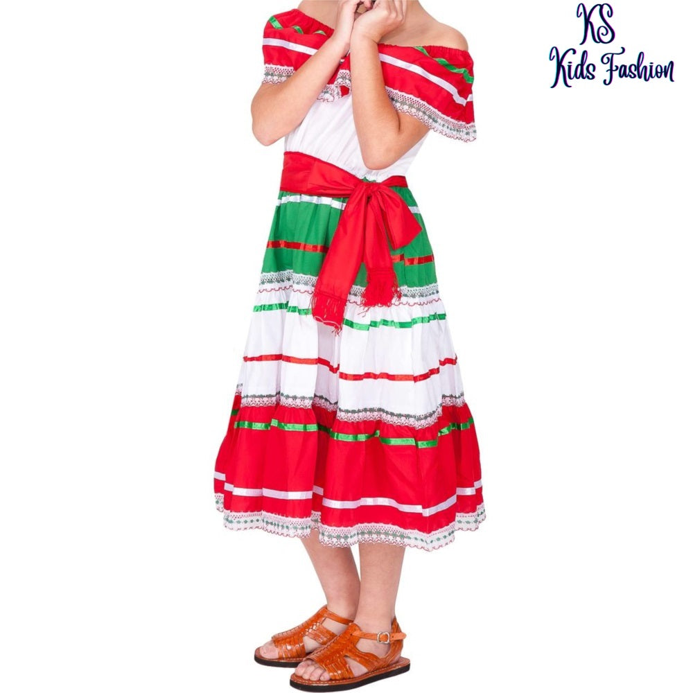 Vestido Patrio de Niña KS74126 - Girls Dress