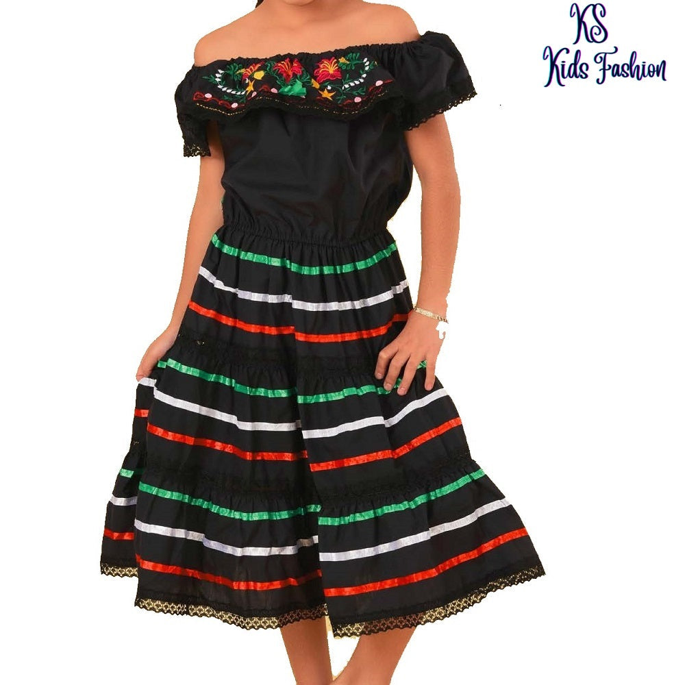 Vestido Patrio de Niña KS-74129 - Girls Dress