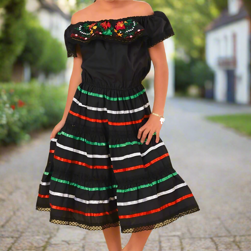 Vestido Patrio de Niña KS-74129 - Girls Dress