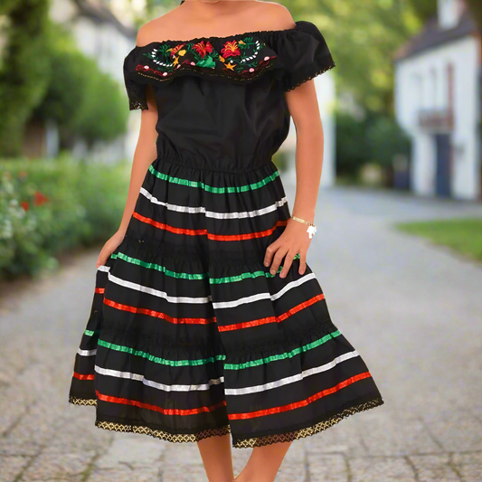 Vestido Patrio de Niña KS-74129 - Girls Dress