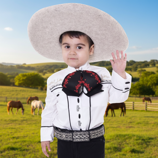 Camisa de Charro para Niño KS-TM-WD072-938 - Charro Shirt for Kids