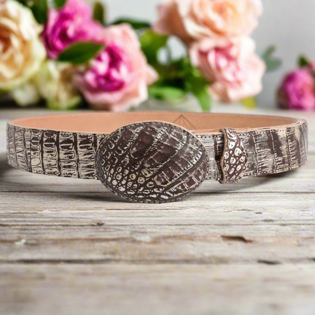 Leather Belt NA-WD1507 Cinturon de Piel