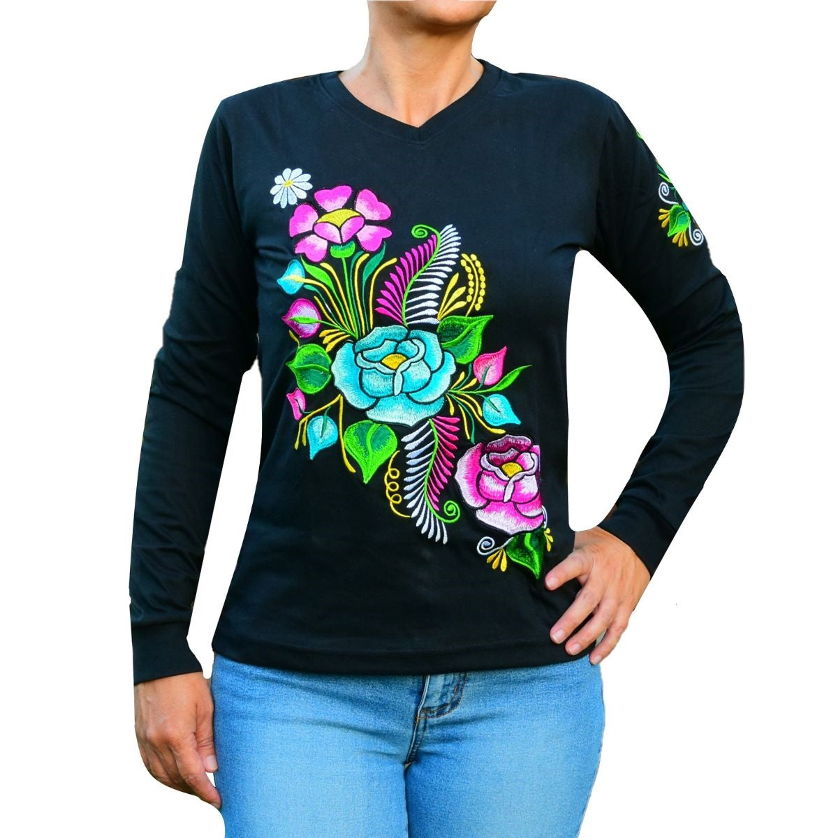 Mexican Embroidered Shirt NA-TM-79065