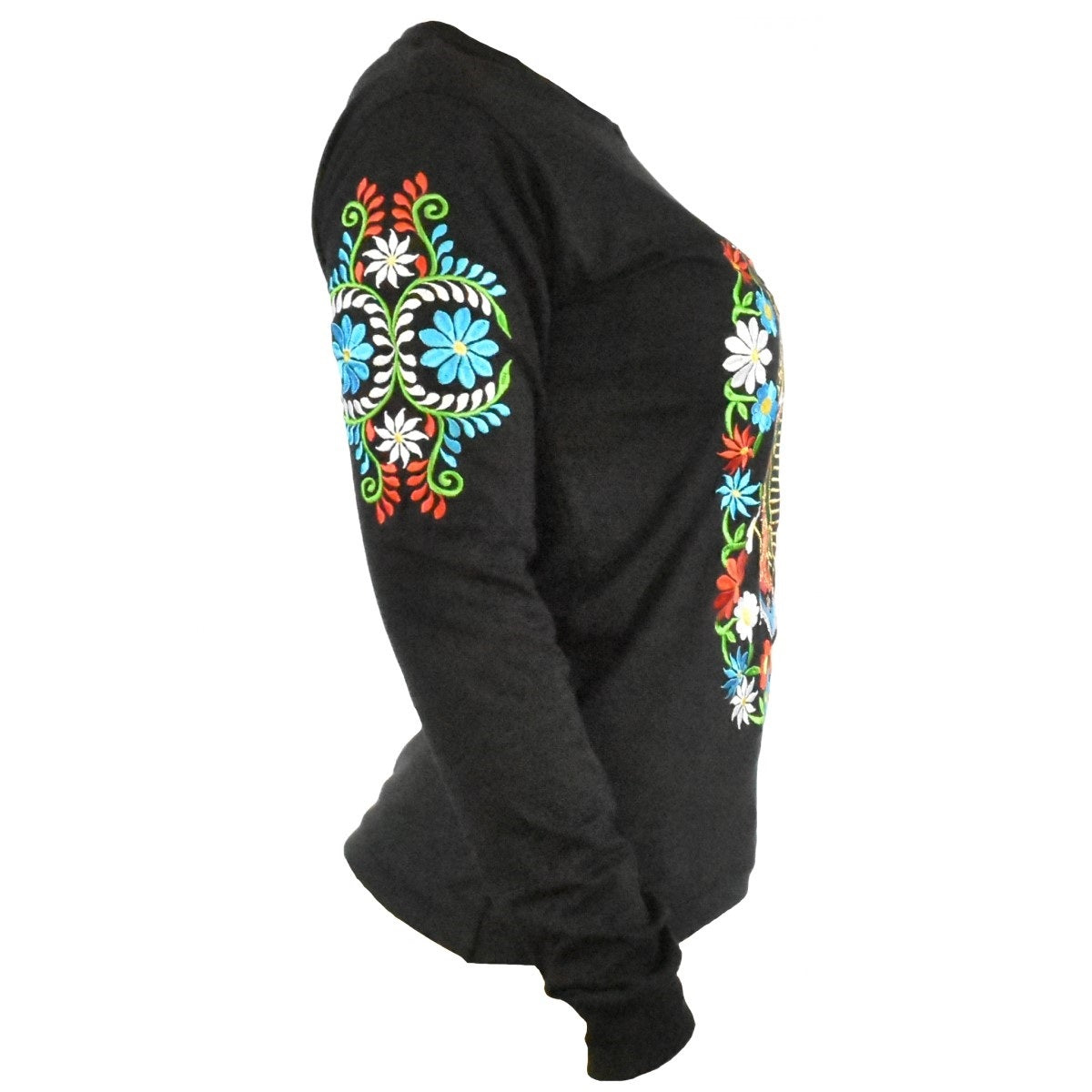 Mexican Embroidered Shirt NA-TM2000 Side View