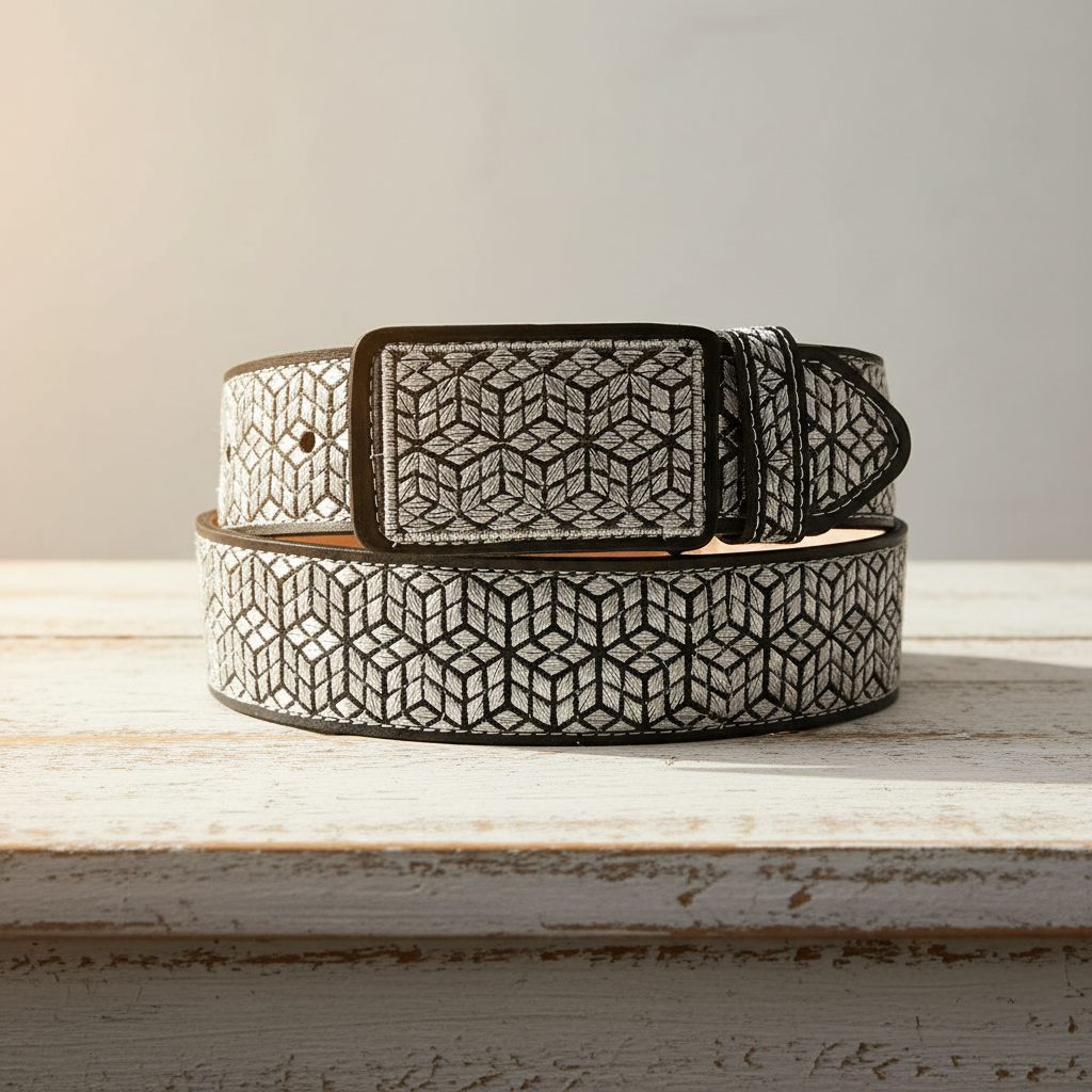 Leather Belt NA-13181 - Cinturon de Piel