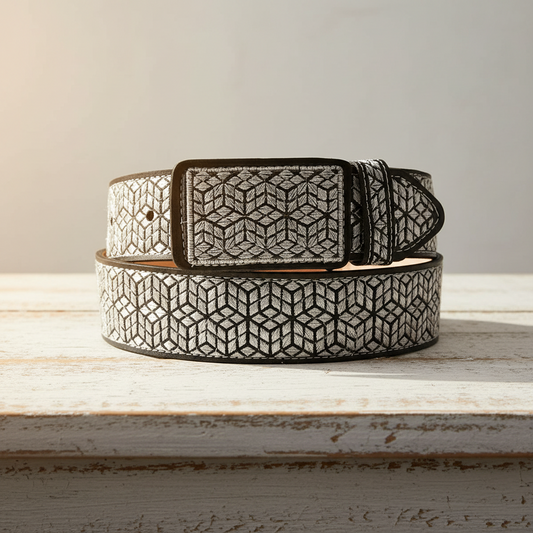 Leather Belt NA-13181 - Cinturon de Piel