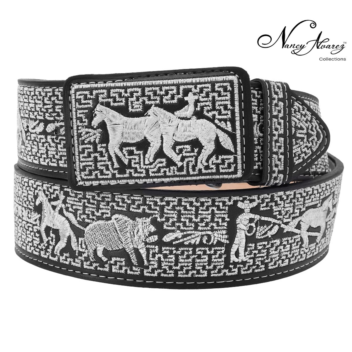 Leather Belt NA-13187 - Cinturon de Piel