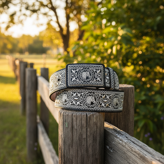 Leather Belt NA-13188 - Cinturon de Piel