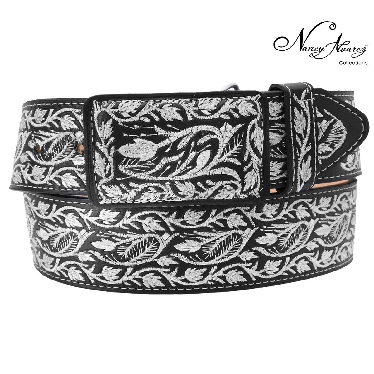 NA-13190CintoVaqueroCharrodeVestirWesternCharrocasualBeltNancyAlvarezCollections