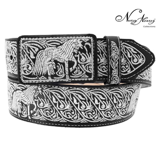 NA-13192CintoVaqueroCharrodeVestirWesternCharrocasualBeltNancyAlvarezCollections