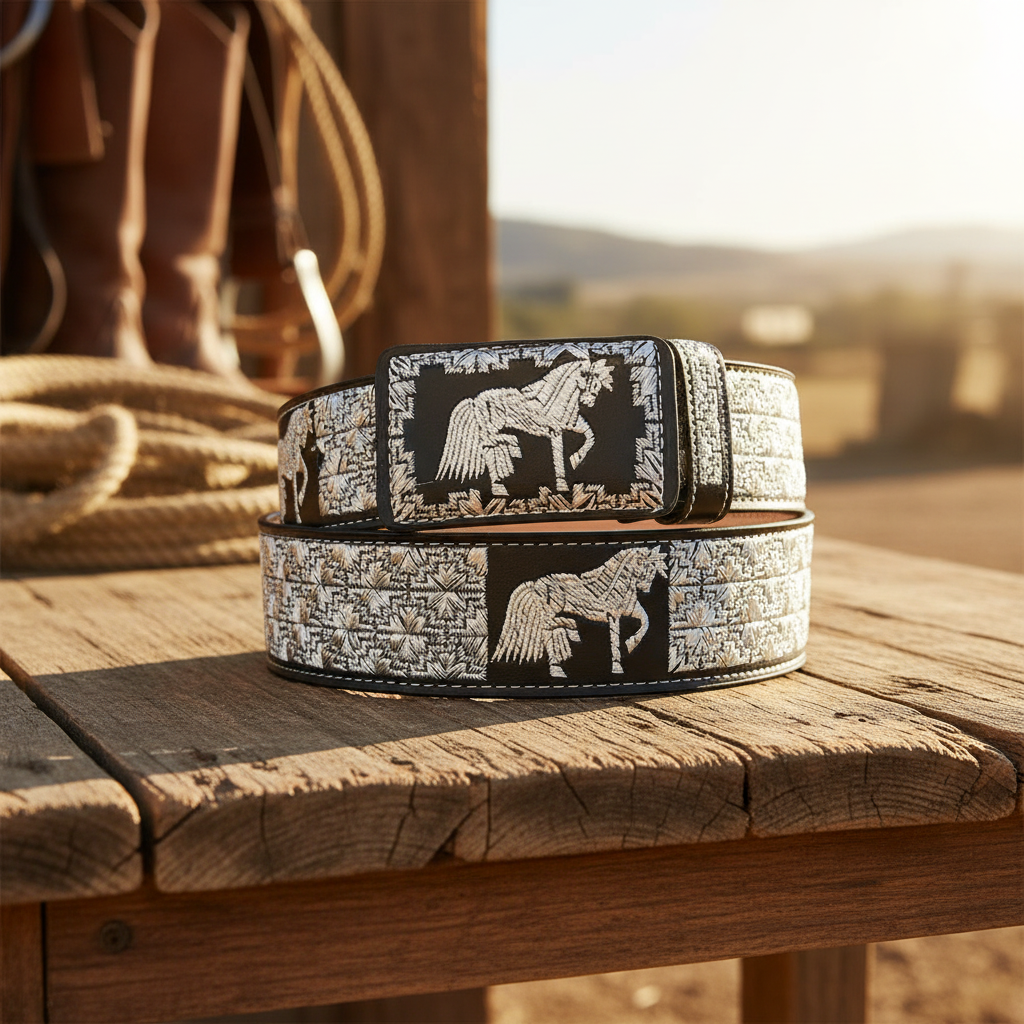 Leather Belt NA-13193 - Cinturon de Piel