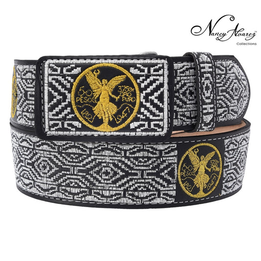 NA-13194CintoVaqueroCharrodeVestirWesternCharrocasualBeltNancyAlvarezCollections