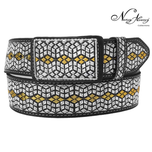 NA-13195CintoVaqueroCharrodeVestirWesternCharrocasualBeltNancyAlvarezCollections