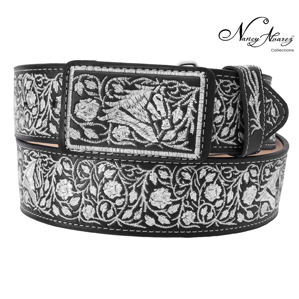 NA-13196CintoVaqueroCharrodeVestirWesternCharrocasualBeltNancyAlvarezCollections