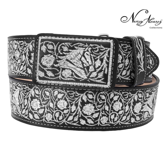 NA-13196CintoVaqueroCharrodeVestirWesternCharrocasualBeltNancyAlvarezCollections