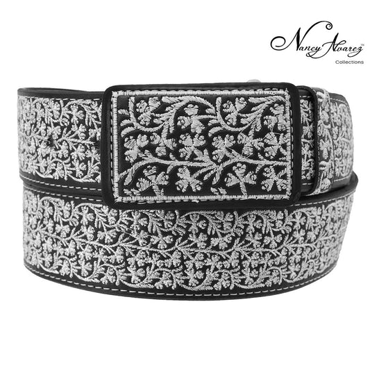 NA-13200CintoVaqueroCharrodeVestirWesternCharrocasualBeltNancyAlvarezCollections