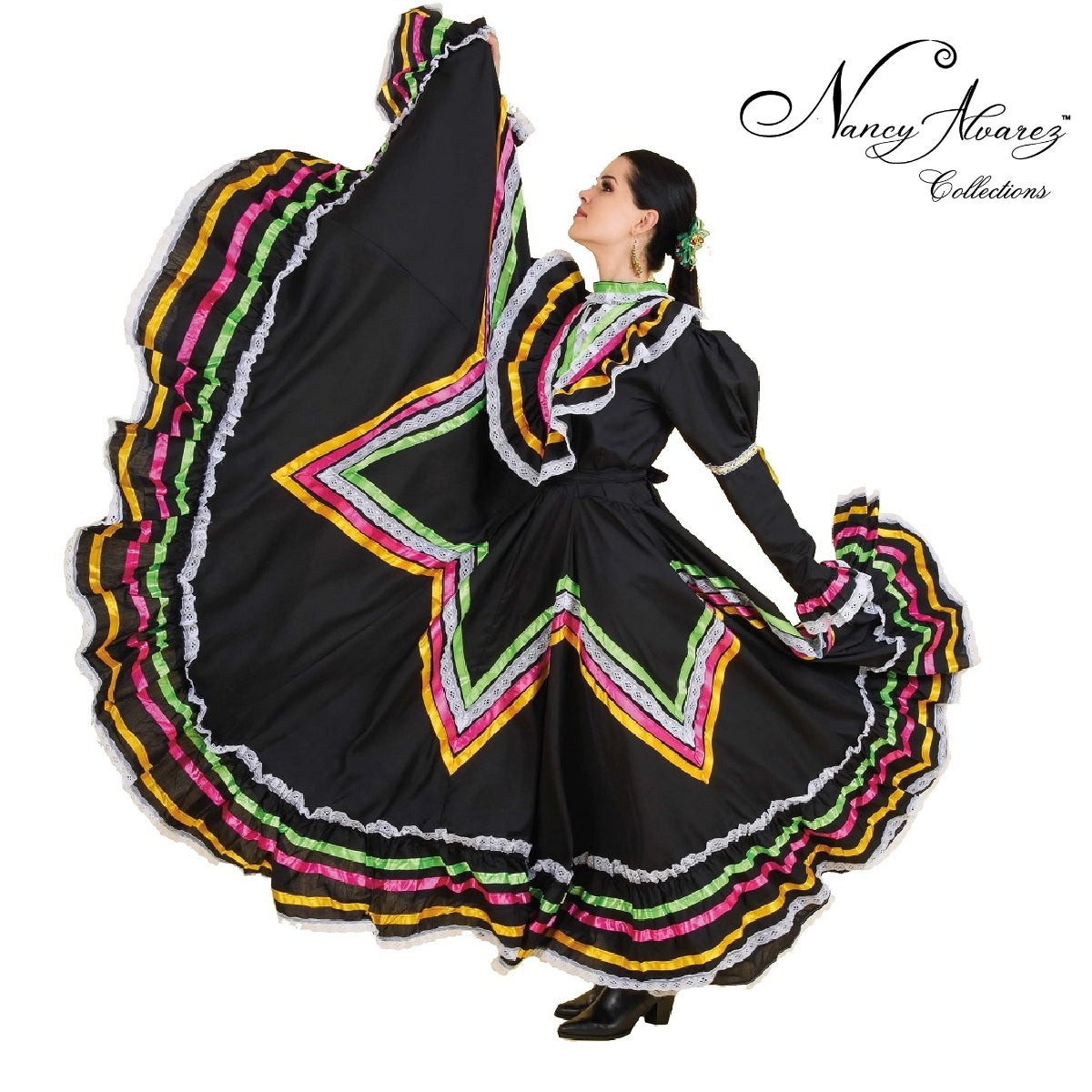 Jalisco Dress for Women NA-74201 - Vestido Jalisco de Mujer