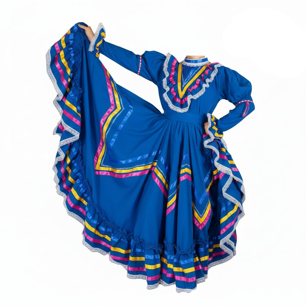 Jalisco Dress for Women NA-74201-5 - Vestido Jalisco de Mujer