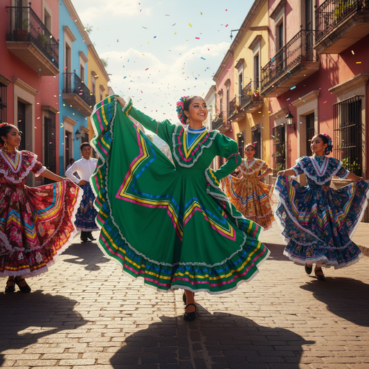 Jalisco Dress for Women NA-74201-4 - Vestido Jalisco de Mujer