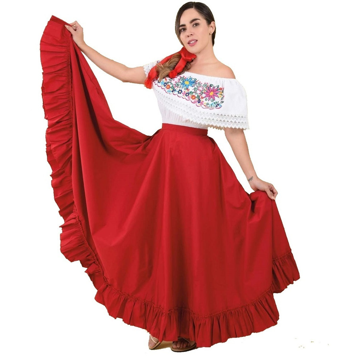 NA-74205RedFaldadeEnsayomedioVuelomujerMexicandancingskirtwomenNancyAlvarezCollections_c49c7241-5dc7-433c-9220-f5c82bb3dece