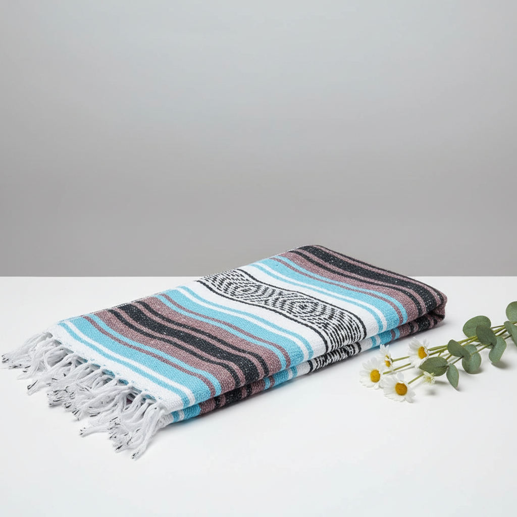 NA-Falsa-26BlueZarapeMexicanoYogaMatPicnicBlanketMexicanSerapeNancyAlvarezCollections