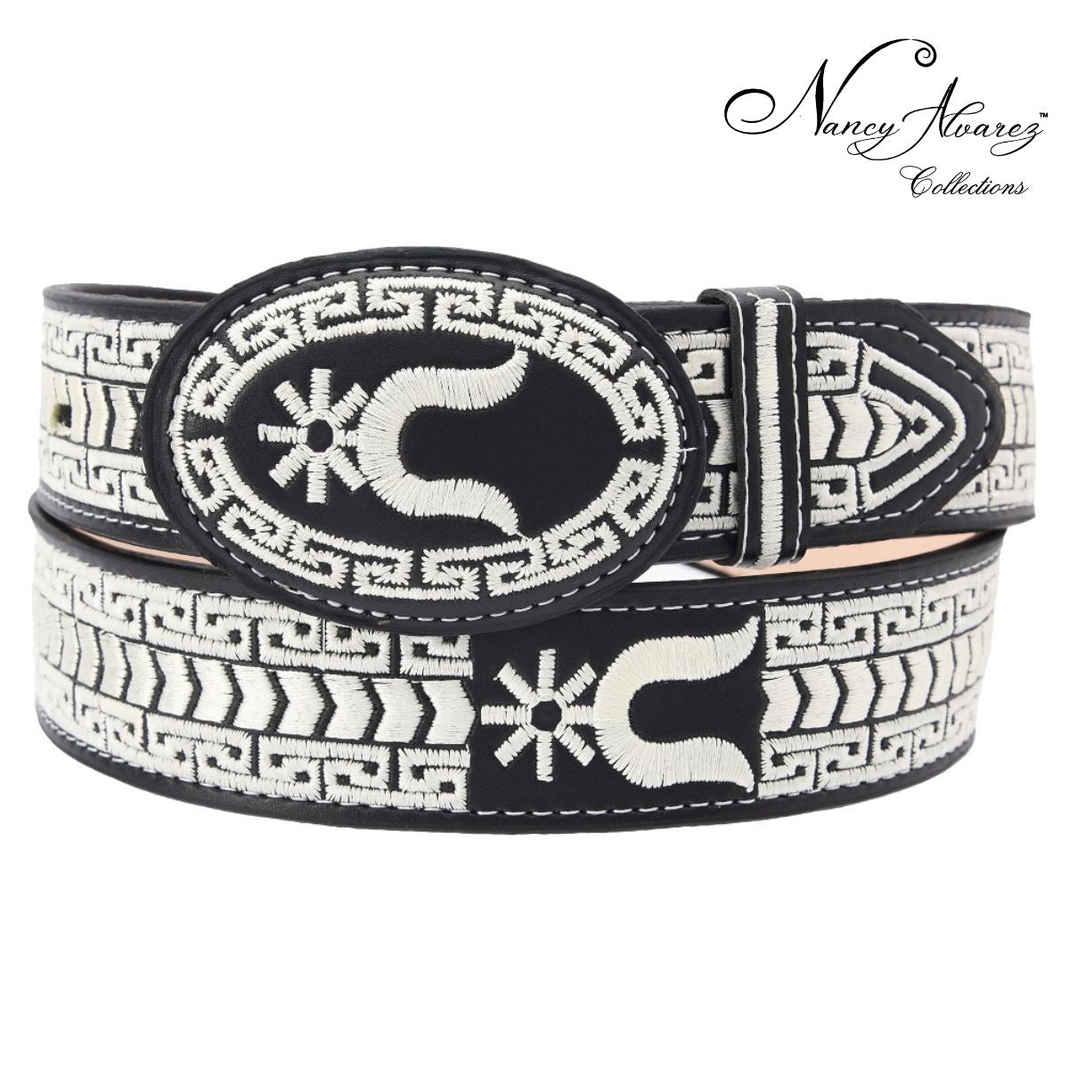 Leather Belt NA-TM-13128 - Cinturon de Piel