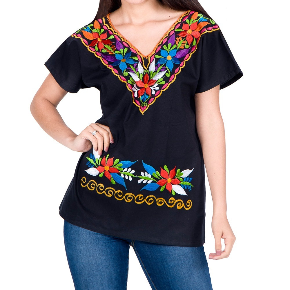 Embroidered Blouse NA-TM-77170