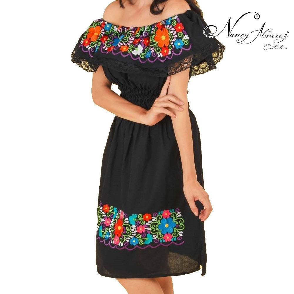 Mexican Embroidered Dress NA-TM-77302
