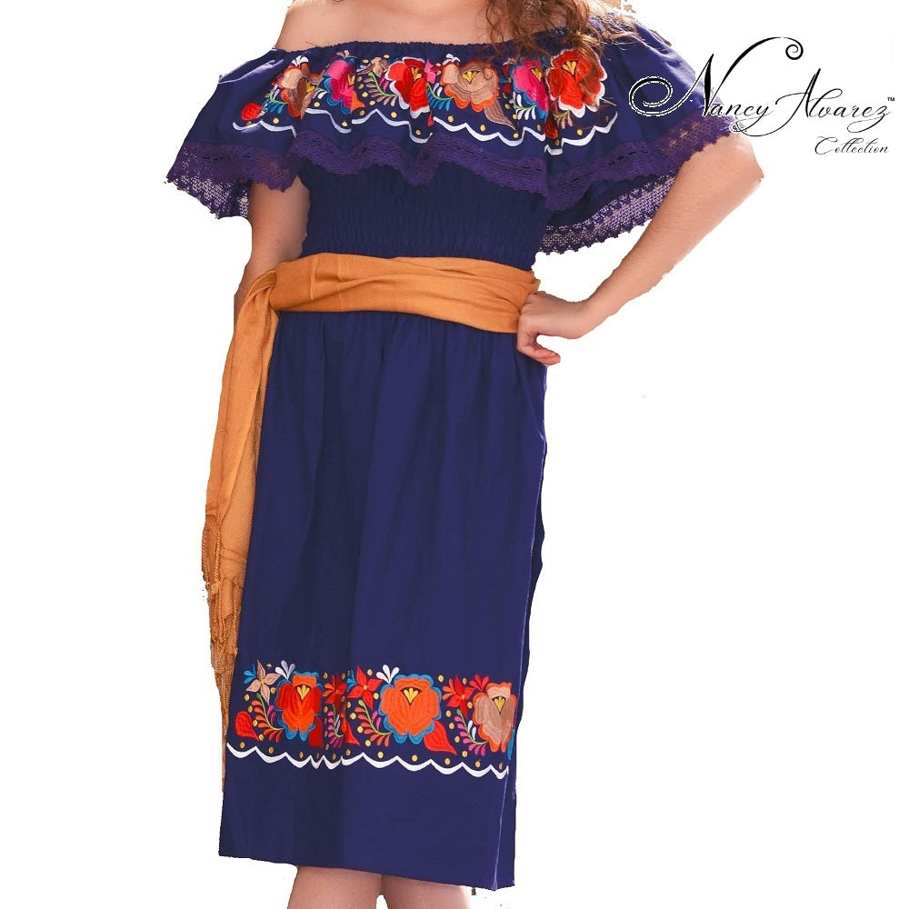 Mexican Embroidered Dress NA-TM-77305