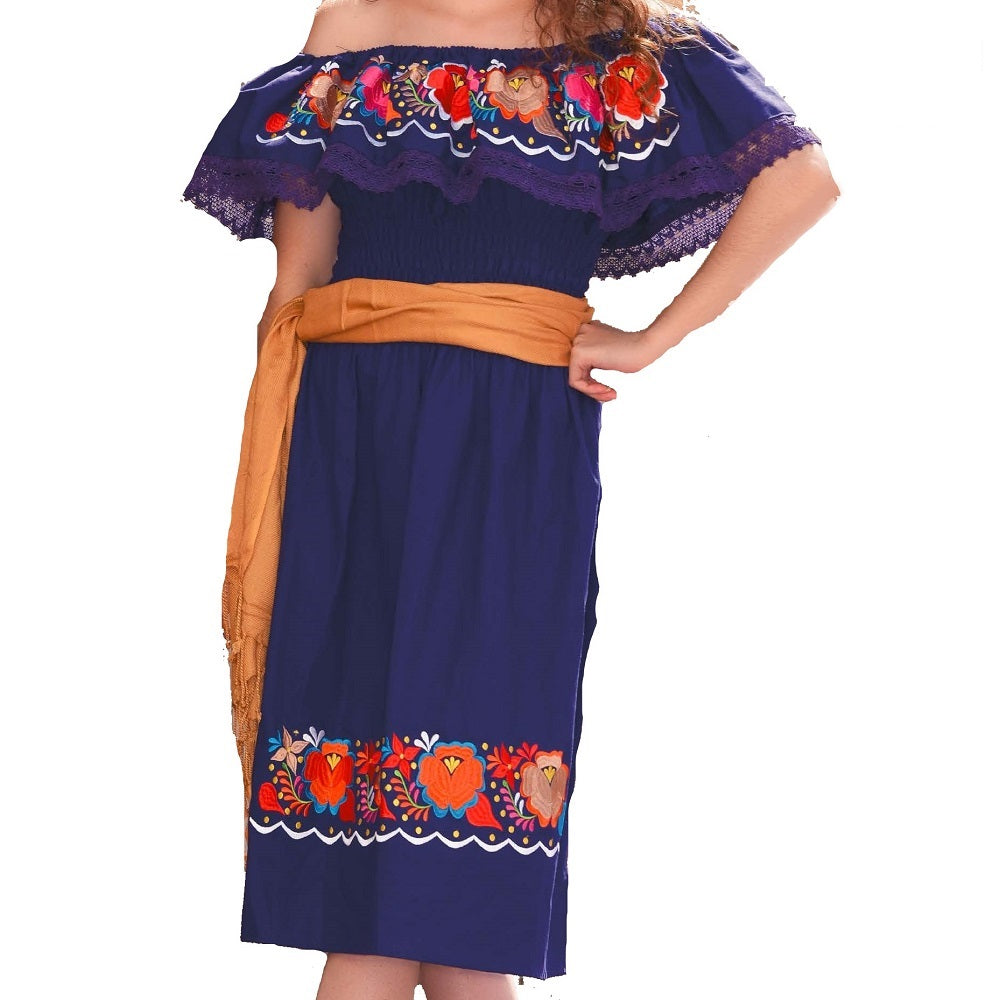 Mexican Embroidered Dress NA-TM-77305
